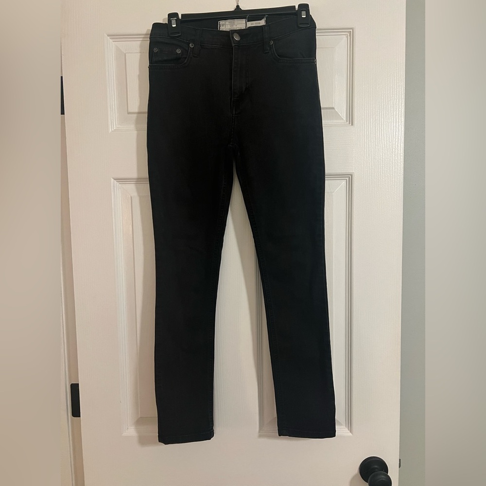 Free People Women’s Black High-Waisted Skinny Jeans